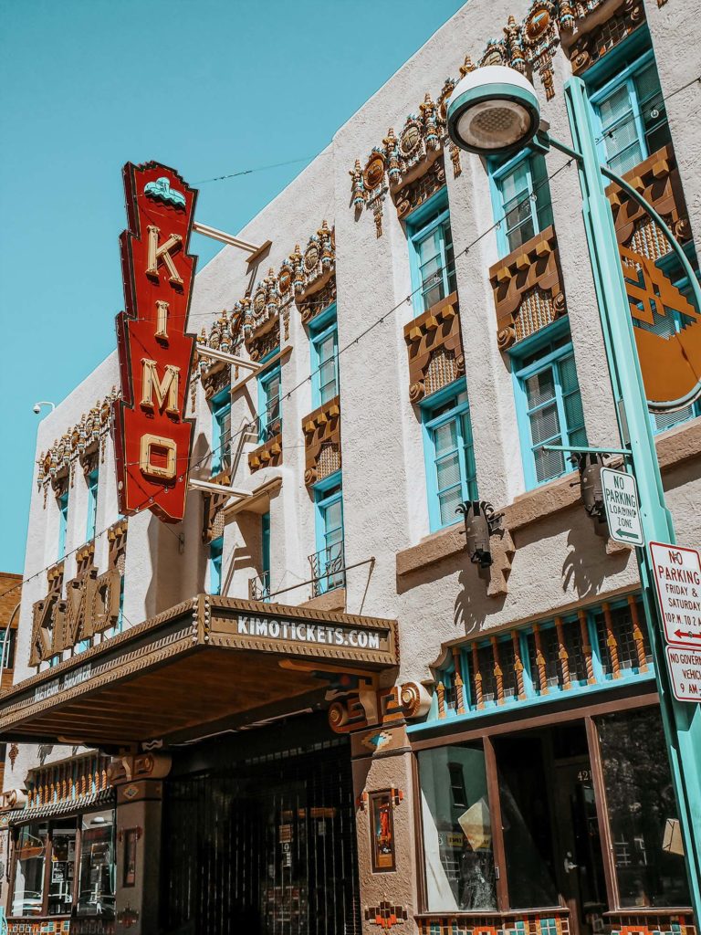 Famous Kimo building in Albuquerque Southwest Road Trip